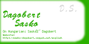 dagobert sasko business card